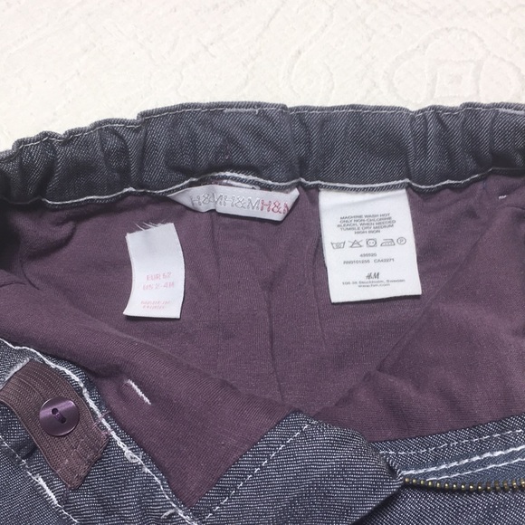3-6m (4/$20) Lilac Lined Jeans by H&M - Picture 9 of 15